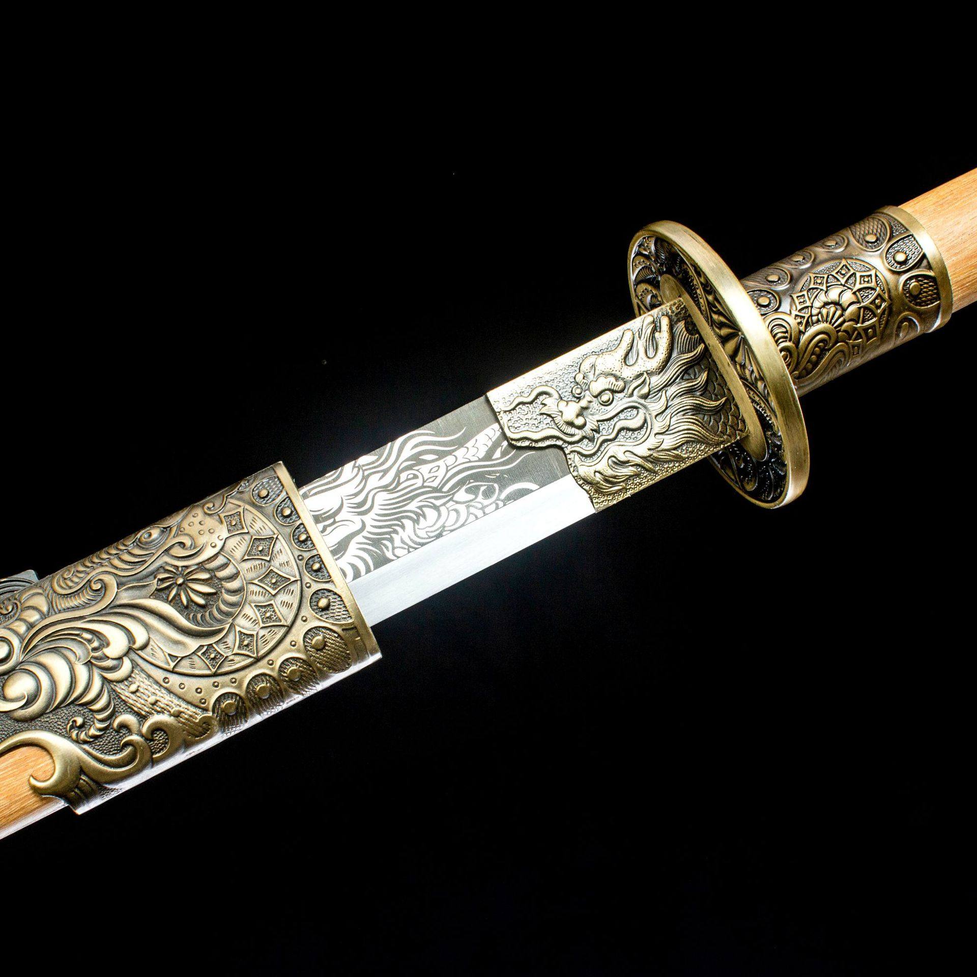 龙泉市刀剑高锰钢双手战刀锦衣卫佩刀防身硬宝剑影视冷兵器未开刃,金属材料及制品,其他金属制品,淘宝优惠券,粉丝福利购,淘宝优惠卷