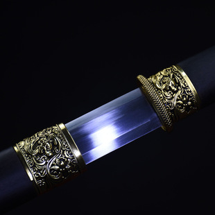 龙泉市刀剑工艺收藏品环首唐剑高猛钢八面剑一体宝剑冷兵器未开刃