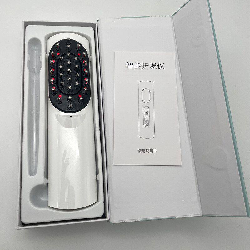 千品居EMS  头负离子震动护理梳 仪药品电动跨境按摩头皮生发液上