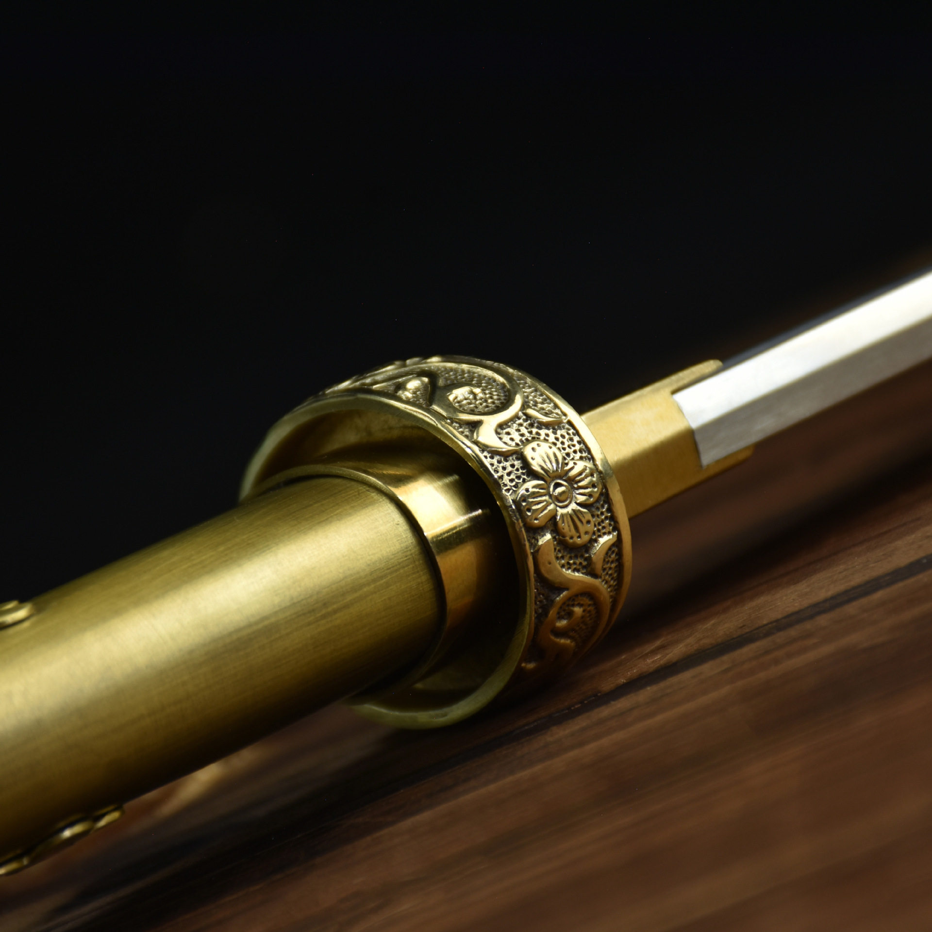 龙泉市刀剑花纹钢手工包铜一体唐横刀短款防身影视宝剑收藏未开刃,金属材料及制品,其他金属制品,淘宝优惠券,粉丝福利购,淘宝优惠卷