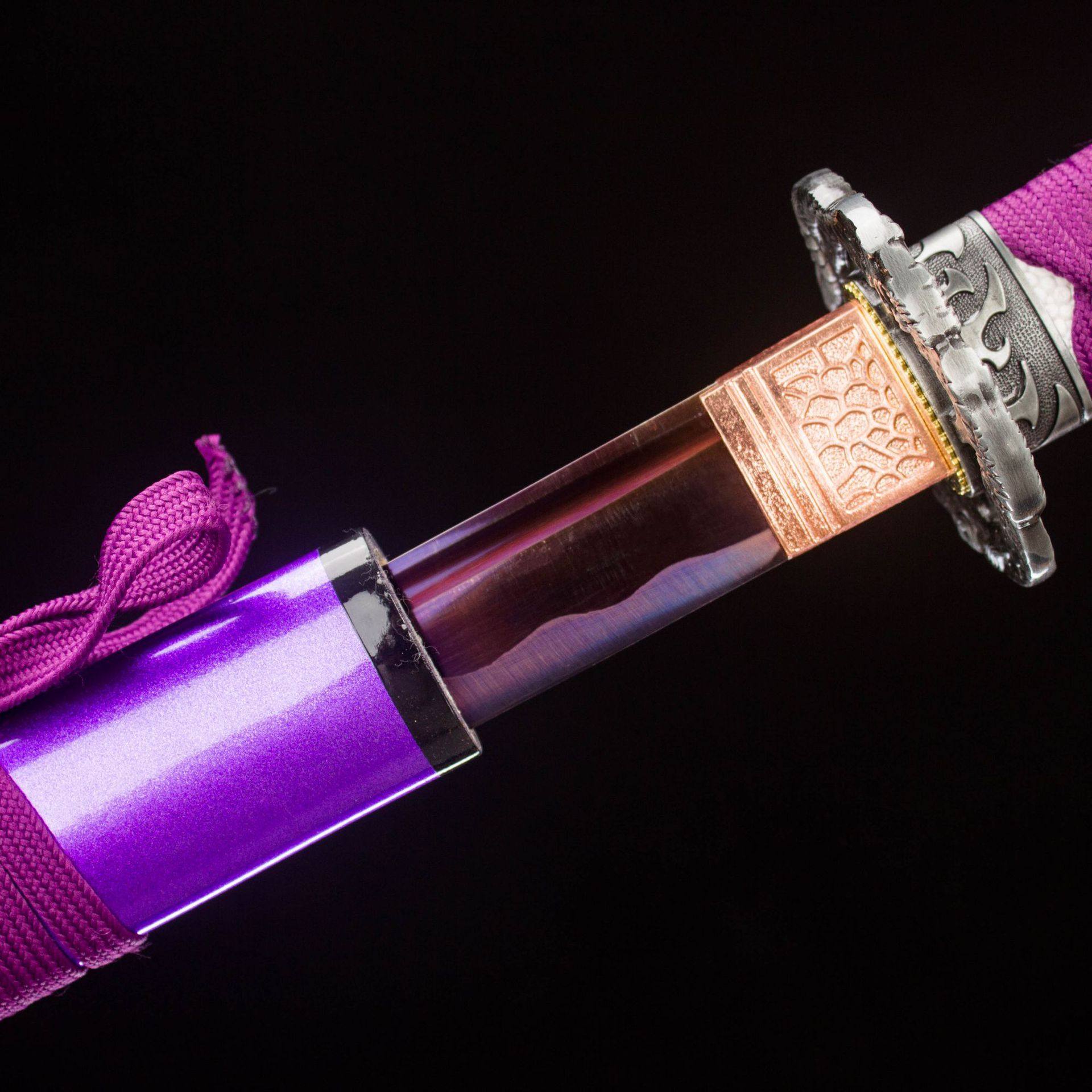 龙泉市刀剑1060高锰钢手工锻打烤紫日式指挥太刀Katana宝剑未开刃,金属材料及制品,其他金属制品,淘宝优惠券,粉丝福利购,淘宝优惠卷