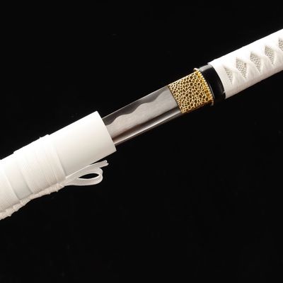 龙泉市刀剑1045碳钢日式指挥刀Katana手工锻打一体宝剑收藏未开刃