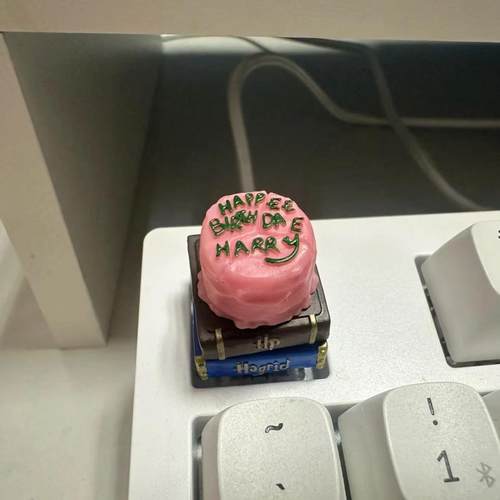 哈利波特生日蛋糕键帽海格蛋糕周边键帽机械键盘创意键帽客制化