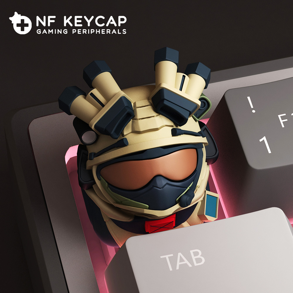 三角洲行动键帽威龙键帽个性骇爪键帽机械键盘键帽创意esc