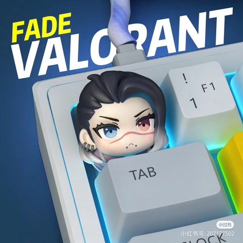 黑梦键帽瓦罗兰特键帽无畏契约键帽慕蝶键帽机械键盘创意键帽esc