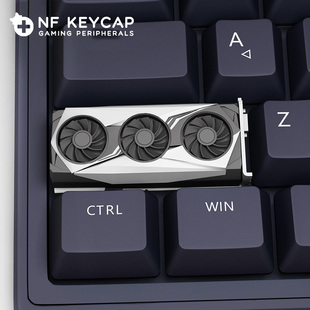 按键帽红狼机械键盘键帽创意esc 三角洲行动显卡键帽蚀金玫瑰个性