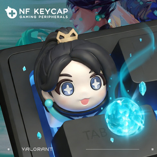 贤者键帽无畏契约游戏键帽树脂暮蝶机械键盘个性立体按键帽客制化