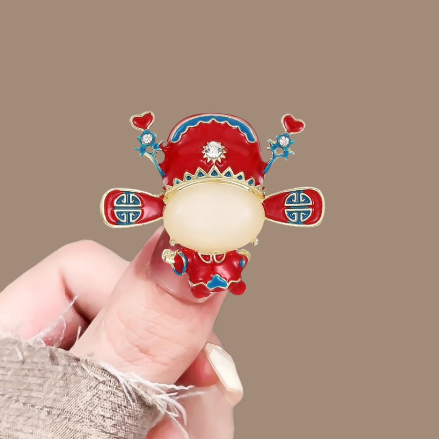 奥特莱斯文艺逢考必过新款状元帽子胸针小众别针珐琅工艺胸花配饰