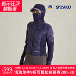 STAW世拓加绒连帽羽绒服95拒水鹅绒跑步秋冬保暖抗菌训练运动外套