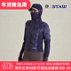 STAW世拓加绒连帽羽绒服95拒水鹅绒跑步秋冬保暖抗菌训练运动外套