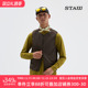 STAW世拓绗线无领运动棉马甲透气速干保暖训练60g金标P棉跑步外套
