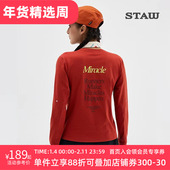 STAW世拓跑步长袖 26马年骐骥限定 T恤运动3A抗菌马拉松速干衣T