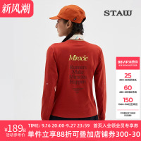STAW世拓骐骥限定跑步长袖T恤运动透气抗菌马拉松训练健身速干衣