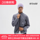 STAW世拓立领防风跑步夹克轻量耐磨可收纳透气防泼水户外运动外套