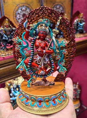 金刚亥母/多吉帕姆/多吉帕母/15cm紫铜佛像梵天藏传文化佛堂摆件