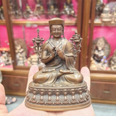 班智达/萨迦班智达/萨迦五祖/萨迦派祖师/10cm紫铜佛像佛堂摆件