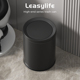 客厅垃圾桶家用2026新款 极简卫生间卧室 高颜值黑色轻奢高档意式