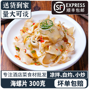 顺丰包邮海螺片芥末鲜寿司料理刺身螺肉鲜冷冻水产炒菜食材半成品