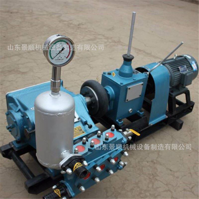 bw160注浆机 隧道加固卧式水泥注浆泵 电动高压三缸泥浆泵厂家