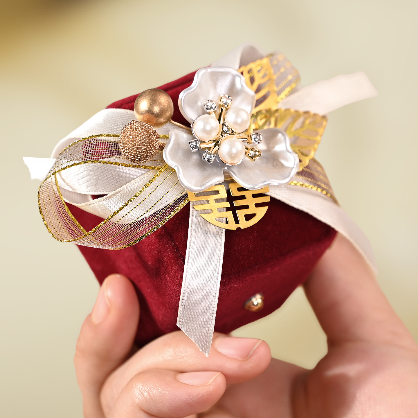 创意戒指盒婚礼求定结婚喜嫁戒盒