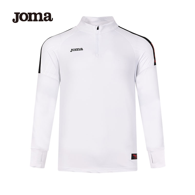 JOMA荷马足球训练服男半拉链拇指扣健身长袖男秋季新款运动服上衣