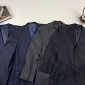 西服外套 商务格纹阔版 356 男女西装 vintage古着日制春秋款