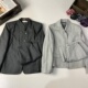 vintage古着日制女士羊毛秋冬套装 复古港风通勤职业女西服套装 542
