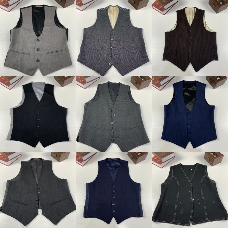 vintage日制古着西装马甲男女羊毛背心复古英伦职场休闲马甲-661,男装,常规马甲,淘宝优惠券,粉丝福利购,淘宝优惠卷