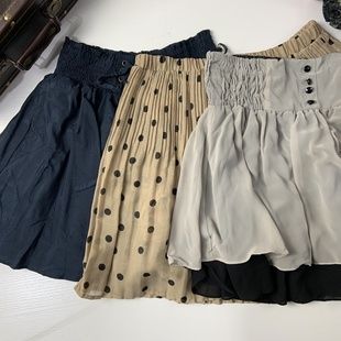 vintage日制古着蛋糕裙古早风少女夏款 140 半身裙软妹可爱超短裙