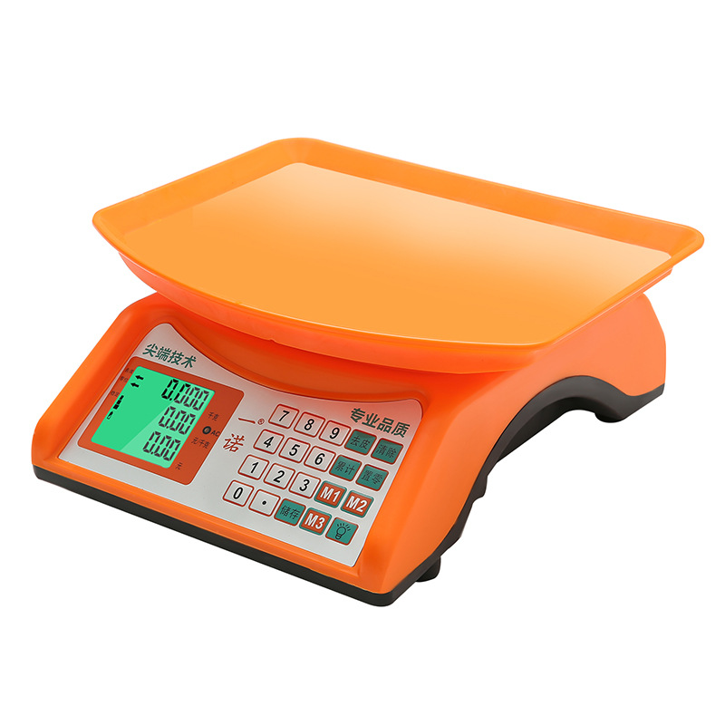 厂家直供小帮手电子秤台秤30kg一体秤家用厨房称商用卖菜计价秤