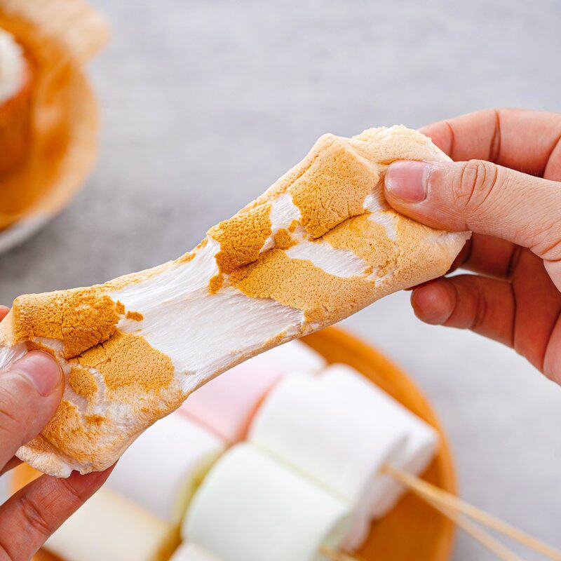 【降甜版】烧烤棉花糖DIY烘焙围炉户外炭烤网红爆款小零食糖果套
