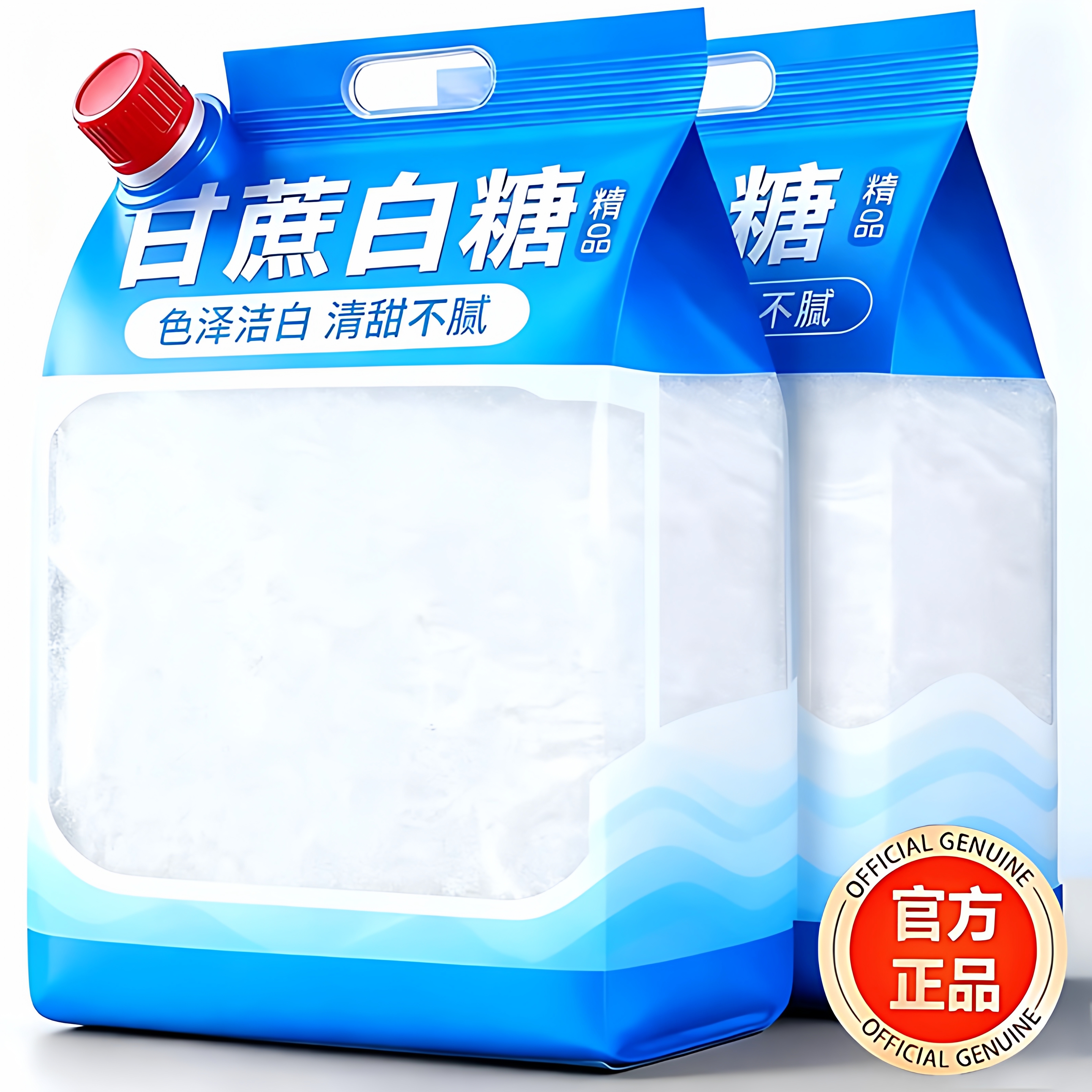 广西一级优质纯甘蔗白砂糖散装食用糖烘焙原料家用商用官方旗舰店