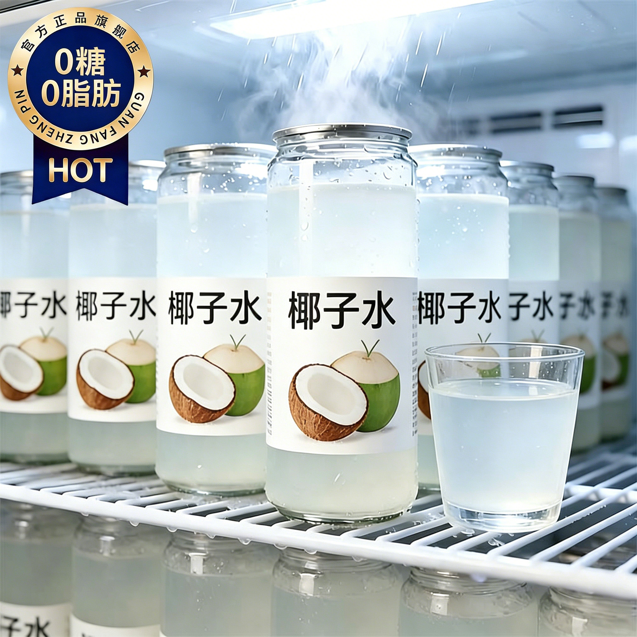 纯椰子水百分百0糖0脂孕妇专用nfc饮料椰子水天然泰国官方旗舰店