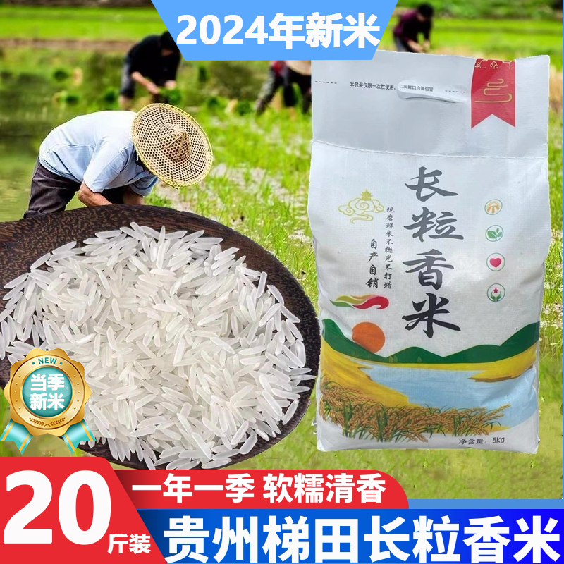 大米2025年新米贵州梯田长粒香米