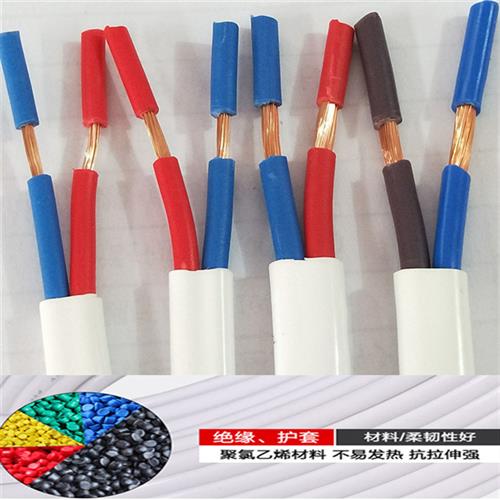 RVV2*1/1.5/2.5/4平方护套线两芯软线信号电源线监控电线家用电线