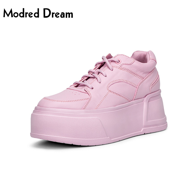 modred dream/摩登名仕女鞋2023新款女士小白鞋女厚底休闲鞋板鞋