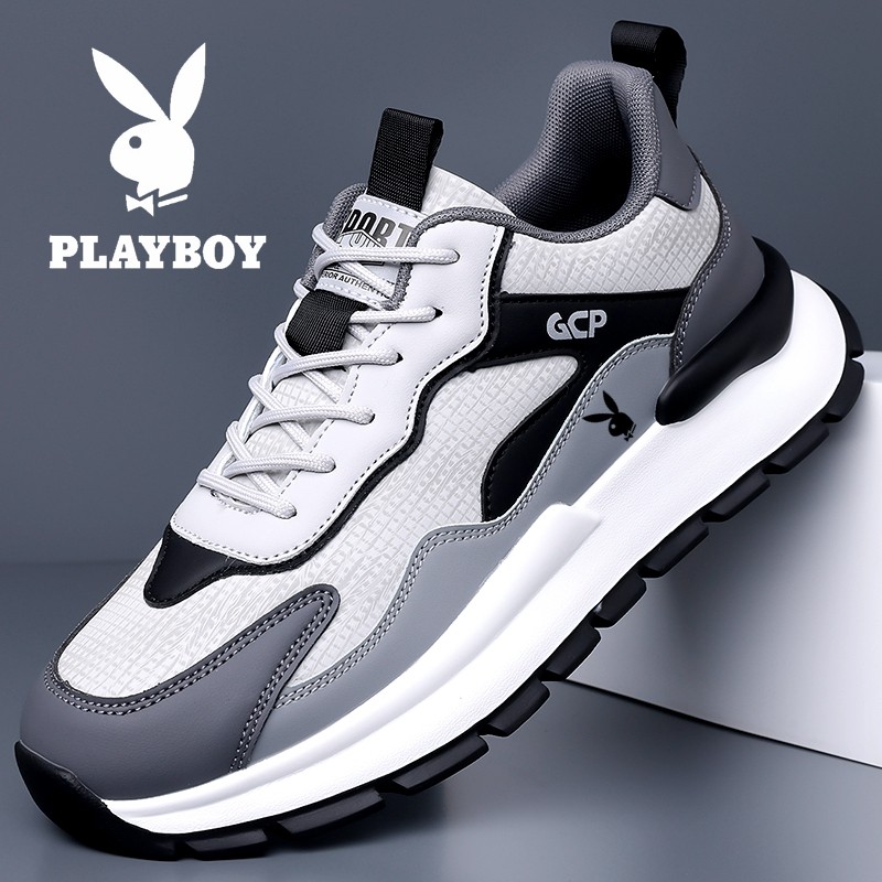 花花公子冬季厚底防滑减震男鞋