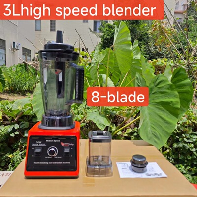 跨境双杯大容量8000W-SILVERCREST破壁机豆浆研磨沙冰机料理机