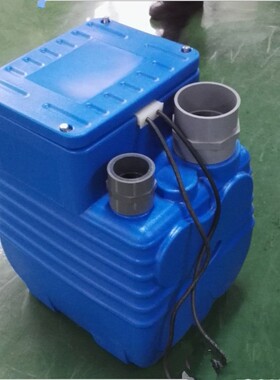 100L单泵别墅塑料污水提升器 滚塑加工定制外置提升器 双泵箱体