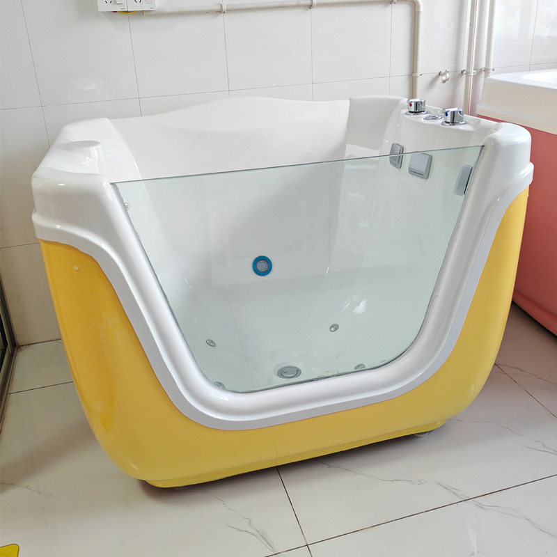 亚克力婴儿童游泳池气泡冲浪宝宝浴缸桶母婴店游泳馆商用全套设备