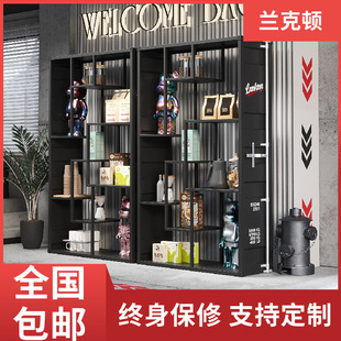 铁艺隔断置物架多层落地产品展示架陈列架商用奖牌乐高展示柜手办