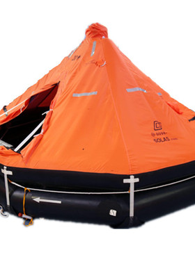 供应KHD-20可吊式自扶正气胀救生筏船检CCS证书