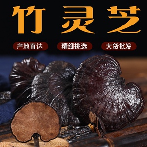 云南 老挝野生竹灵芝干货野山灵芝小个林芝黑芝煮水泡酒煲汤
