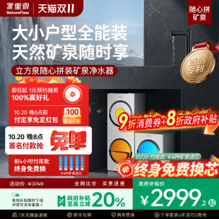 家里泉厨下矿泉机可拼装 净水厨下机 式