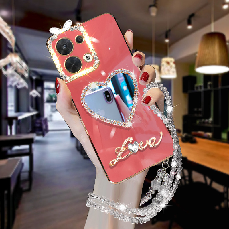 OPPOReno9硅胶网红时尚镜面软壳