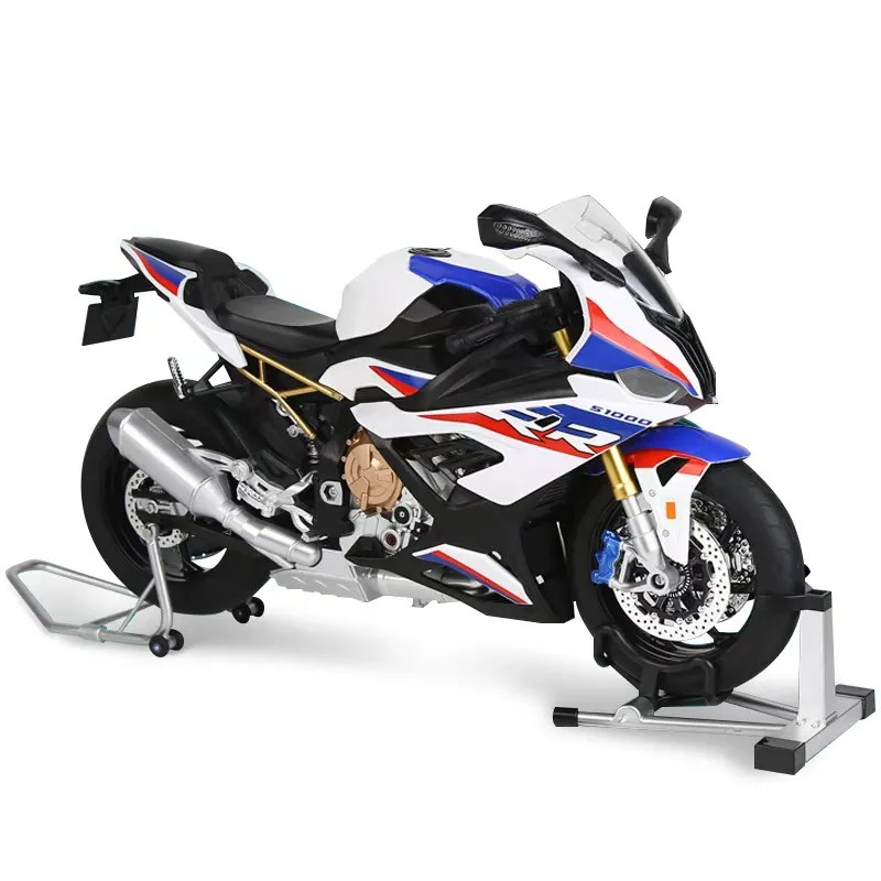 合金车模16宝马S1000RR摩托车