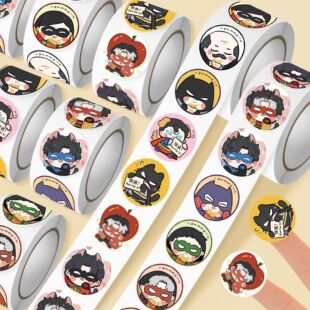 2000贴DC宇宙可爱卡通超人蝙蝠侠蜘蛛侠贴纸桌面手账DIY贴纸贴画