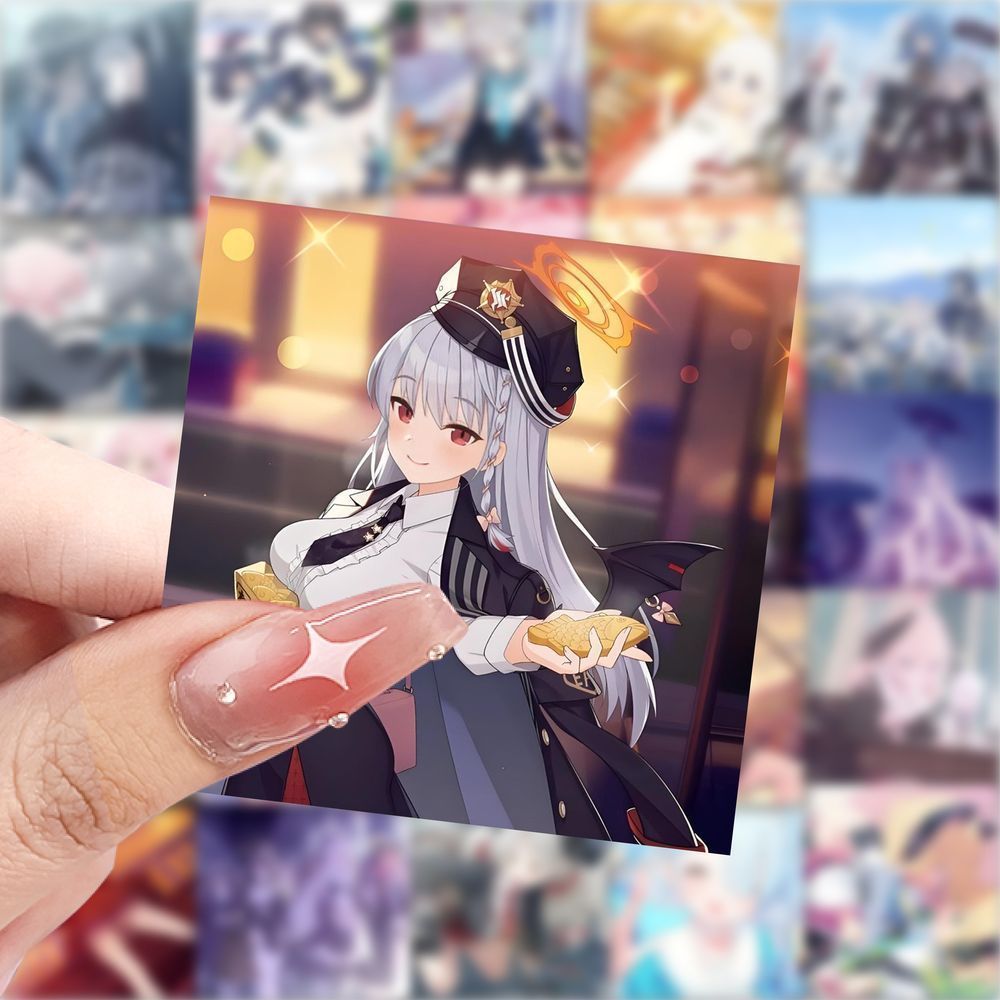 蔚蓝档案贴纸卡通二次元