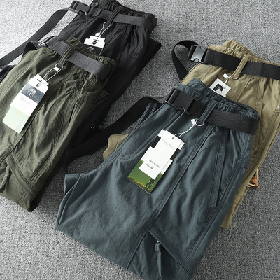 Straight leg pants hiking casual pants直筒裤男士徒步休闲长裤
