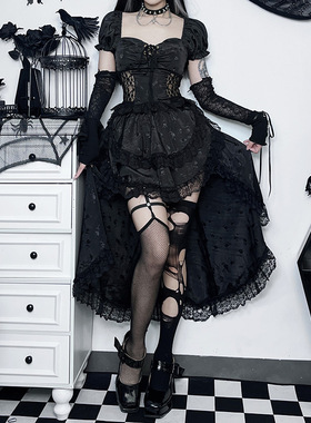 Elegant Trailing Waist Spliced Halfskirt拖尾收腰拼接半身裙女